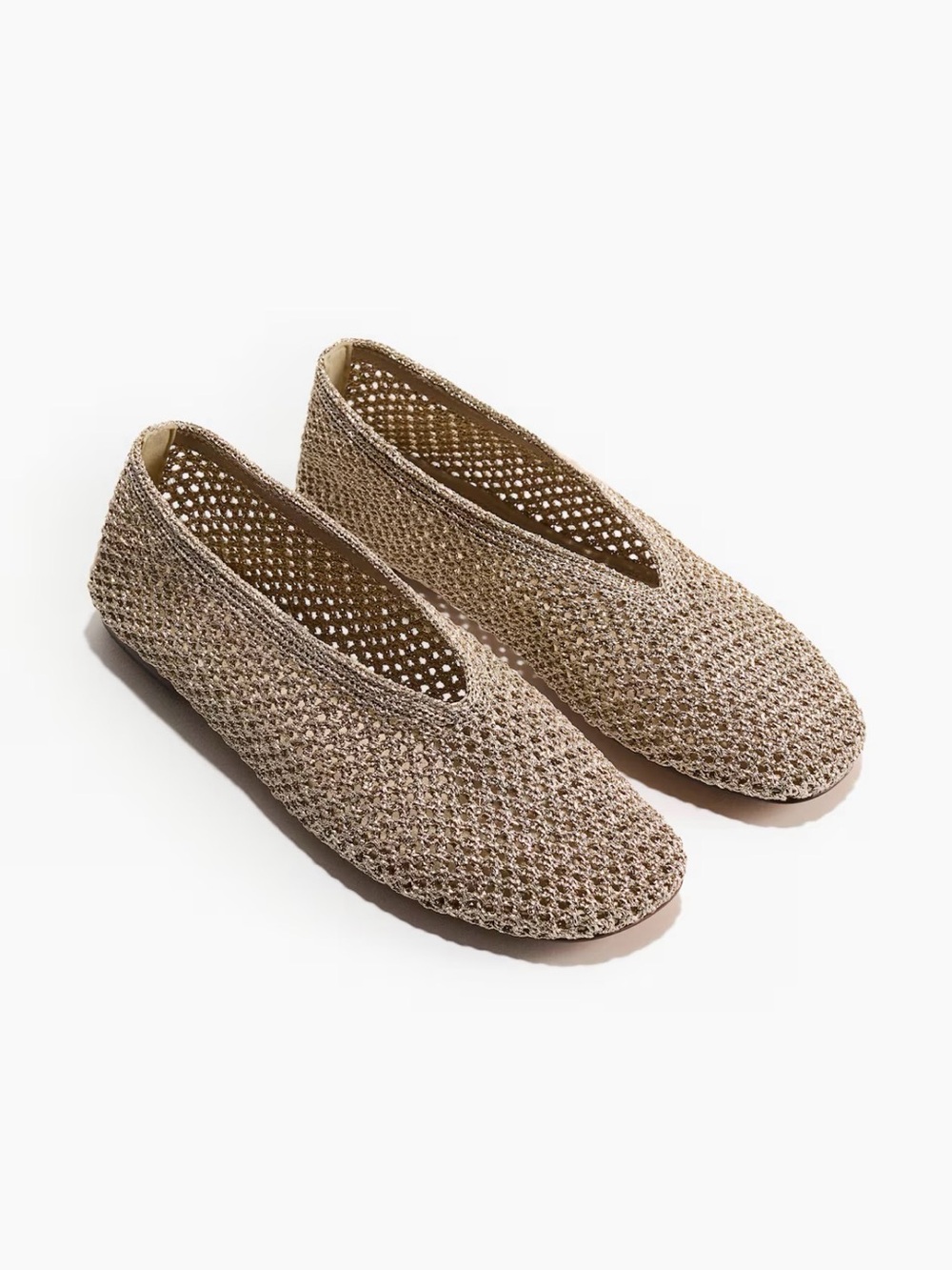 H&M braided flats size 7